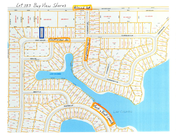 LCPOA-Owned Vacant Lot for Sale